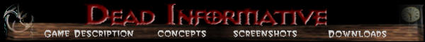 Evil Dead Informative Navigation Bar